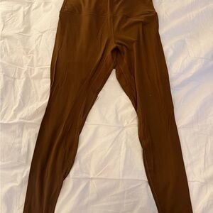 Lululemon Brown High-Waisted Leggings